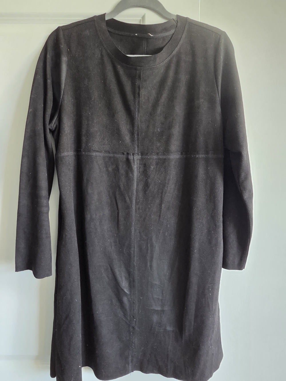 Women’s Black Long Sleeve Coat Dress